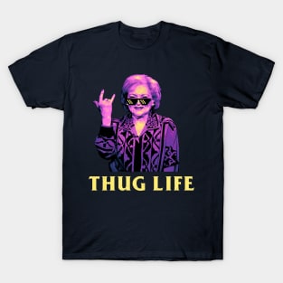 Betty White Metal Thug Life T-Shirt